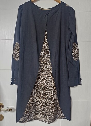 Diğer Siyah leopar tunik