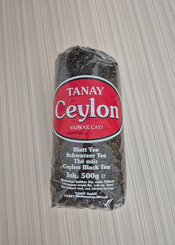 Tanay Ceylon 500g Yaprak Siyah Çay