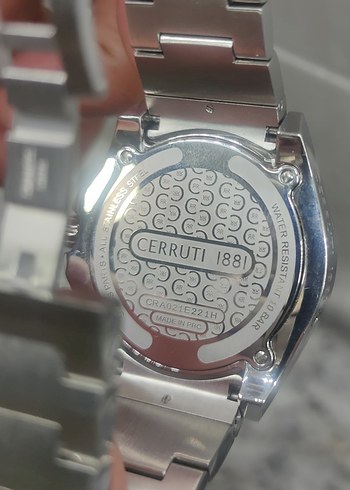  Beden siyah Renk Cerruti 1881 Siyah Erkek Kol Saati
