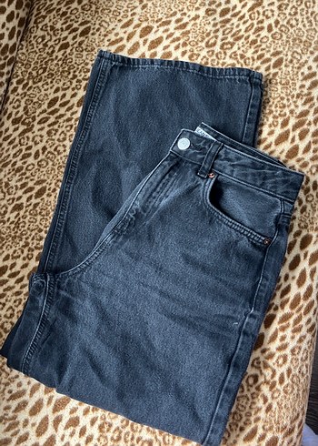 Siyah wide leg kot - Görsel 3