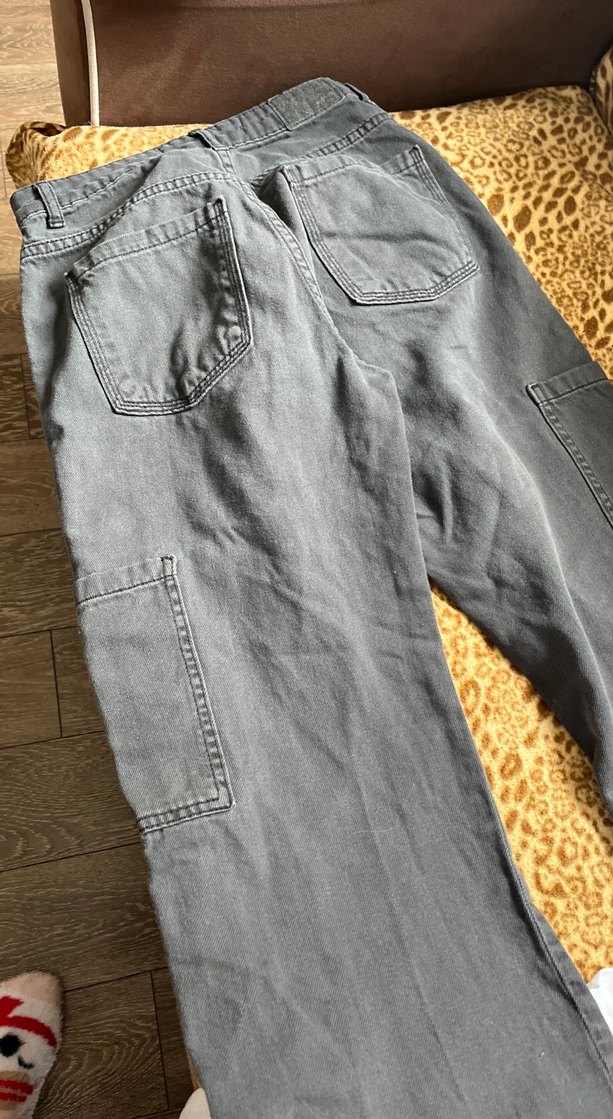 Gri kargo Pamuklu Bol Kesim Kot Pantolon - Görsel 3