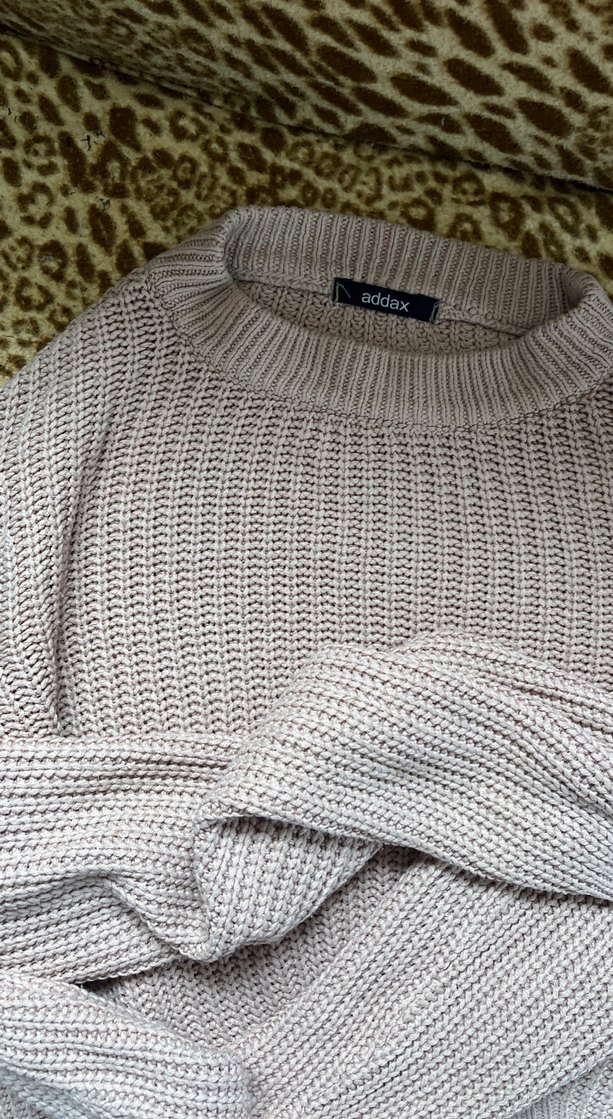 Pudra Triko Kadın Sweatshirt - Görsel 2