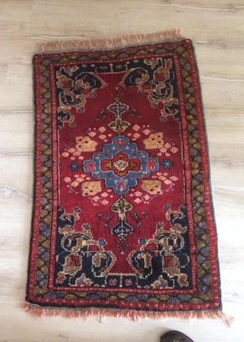 Bordo Desenli Klasik Vintage Halı