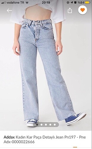 Wide leg jean