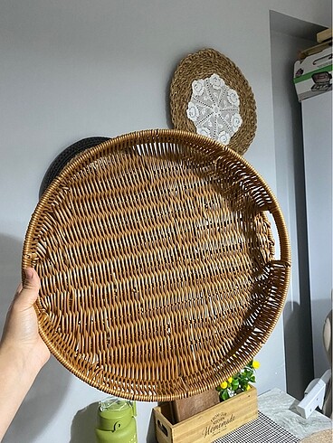 Karaca Rattan tepsi