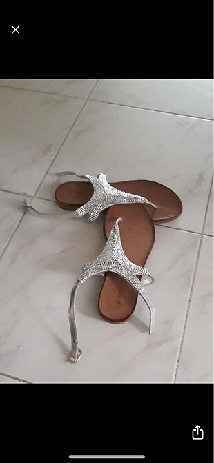 Zara Gümüş sandalet