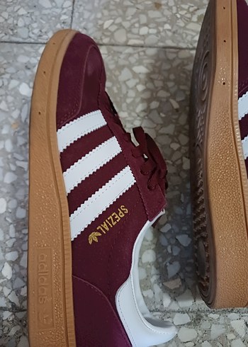 42 Beden bordo Renk adidas Bordo Süet Bağcıklı Kadın Spor Ayakkabı