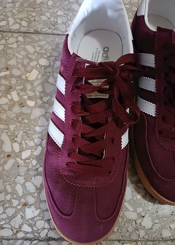 Adidas adidas Bordo Süet Bağcıklı Kadın Spor Ayakkabı