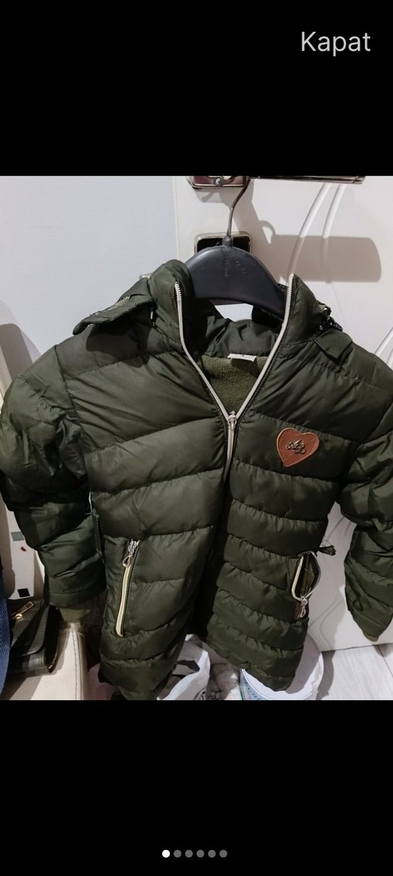 Kürklü Kapüşonlu çocuk Kışlık Mont pazarlık payı var - Görsel 2
