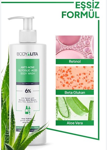 Diğer Bodyalita Anti-Akne %6 Vücut Şampuanı