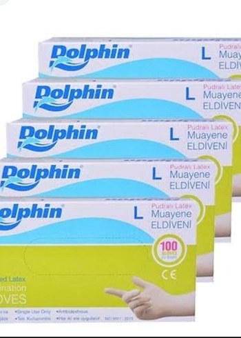 Dolphin pudralı lateks Eldiven - Görsel 7