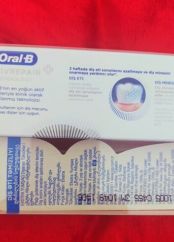 Beden Renk Diş macunu ve diş fırçası Oral-B