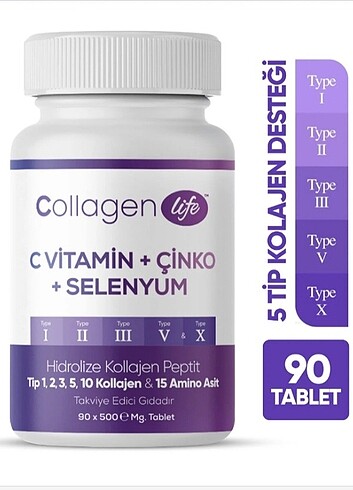 Collagen tablet 90