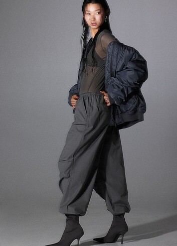 H&M Paraşüt Pantolon - Görsel 6