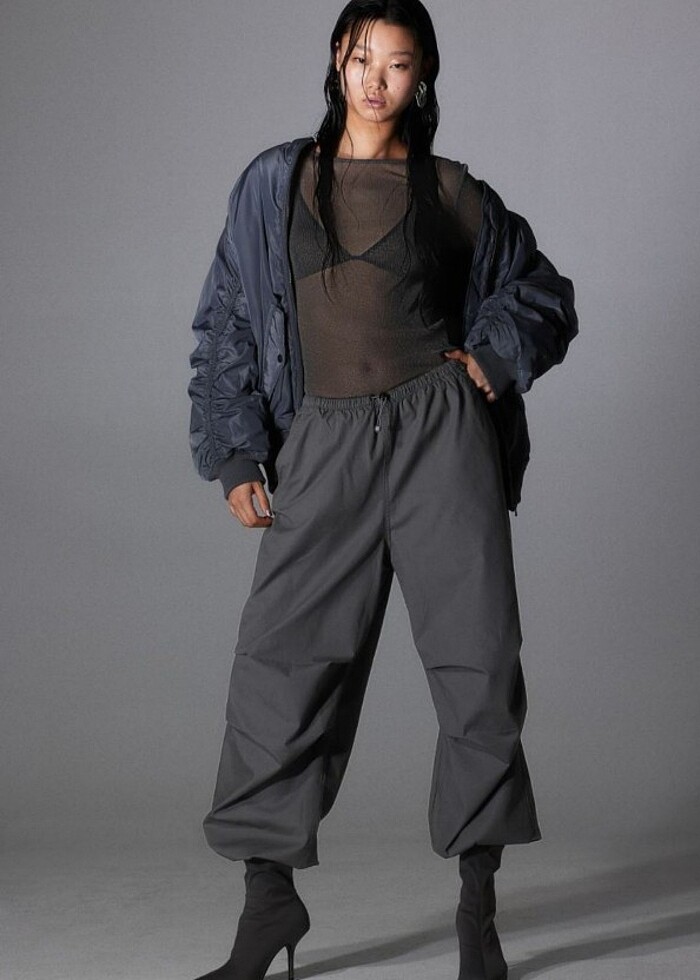 H&M Paraşüt Pantolon  - Görsel 5