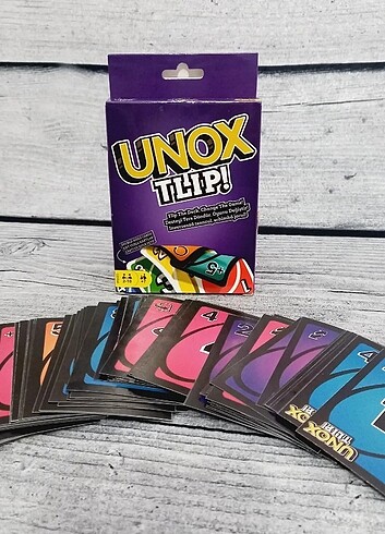  Beden Uno Flip (muadil), Unox Flip,Uno,Monopoly, Kart Oyunu,Akıl ve Ze