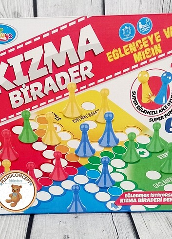 Kızma Birader,SIFIRAhşap kızma Birader oyunu,Kutu Oyunu,Aile oyu