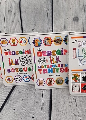 Beden Renk 4 adet Zeka Kartları Seti,SIFIR,Kutu Oyunu,Akıl ve Zeka Oyunları