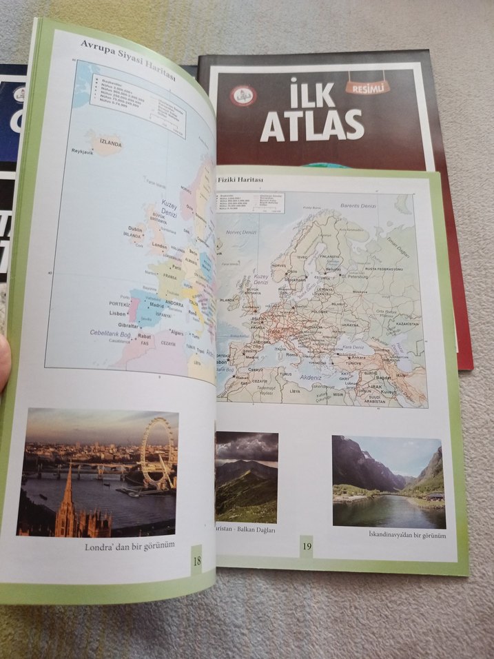 İlk ve Orta Seviye Resimli Atlas Seti - Görsel 3