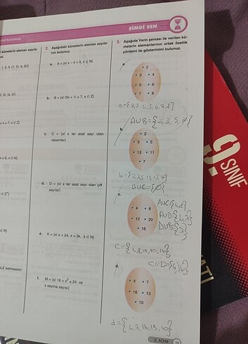 Beden Sınav yayıncılık 9. Sınıf matematik,edebiyat ve fizik
