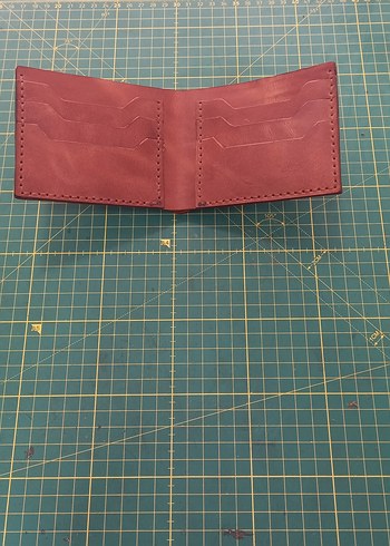 %100 Hakiki Açık Kahve Erkek Deri Cüzdanı - Görsel 2