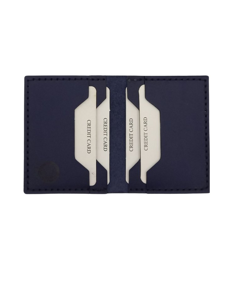 Lacivert deri cüzdan kartlık - Görsel 5