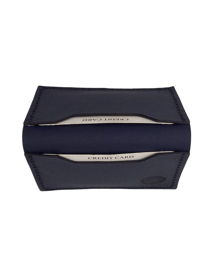 Lacivert deri cüzdan kartlık - Görsel 3