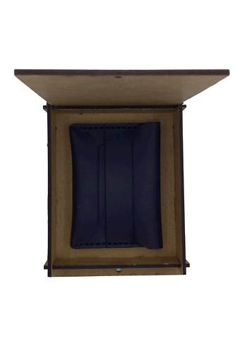 Lacivert Minimalist Erkek Cüzdanı - Görsel 5