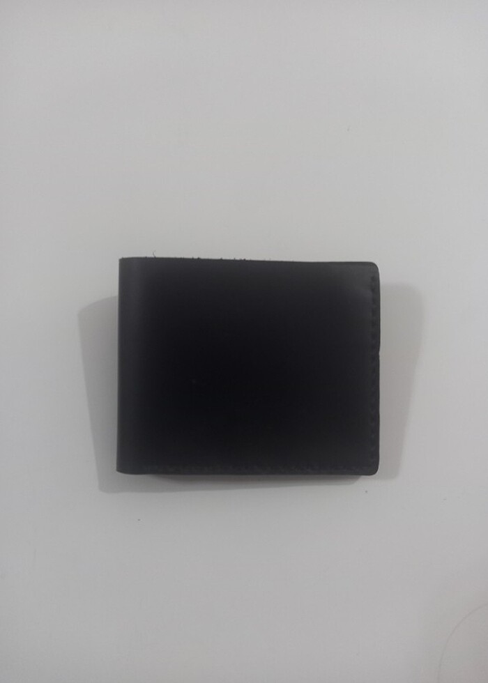 Hakiki Siyah Deri Cüzdan - Görsel 4