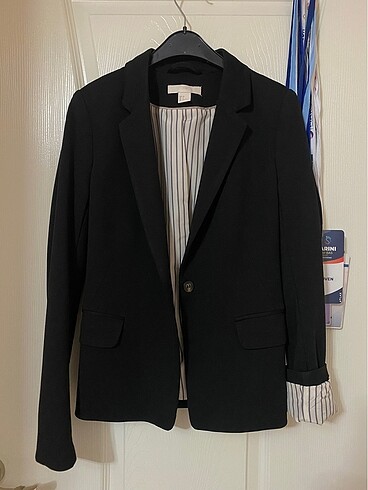 H&m siyah blazer ceket