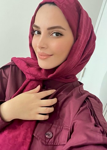 Bordo Uzun Kollu Salaş ceket - Görsel 2