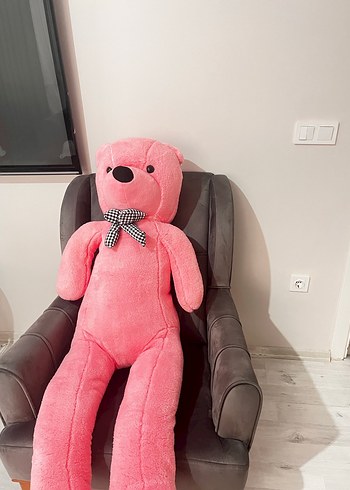 Pembe Uzun Bacaklı Peluş Ayıcık - Görsel 3