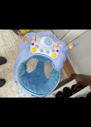 Sunny baby Pastel Mavi Bebek Yürüteci - Görsel 5
