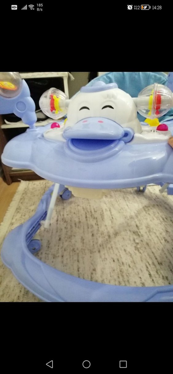 Sunny baby Pastel Mavi Bebek Yürüteci - Görsel 4