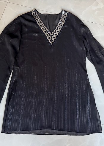 Abiye şifon bluz - Görsel 5