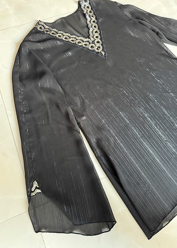 Abiye şifon bluz - Görsel 6