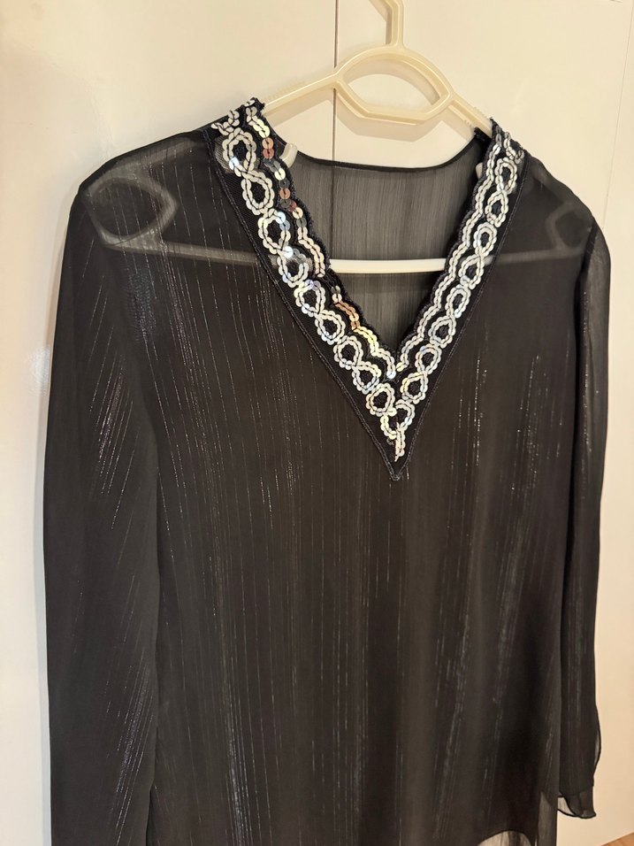 Abiye şifon bluz - Görsel 2