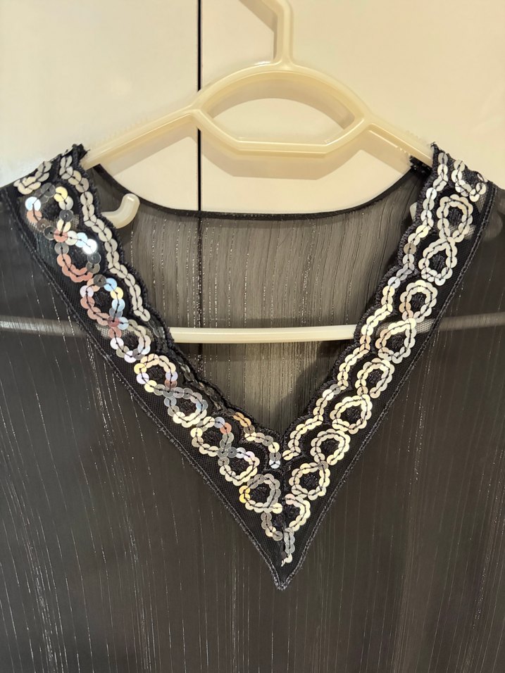 Abiye şifon bluz - Görsel 3