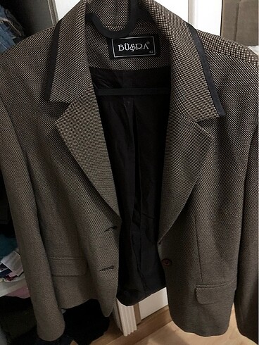 42 Beden haki Renk vintage blazer ceket
