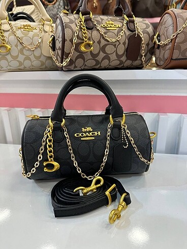 Coach lacey crossbody siyah çanta