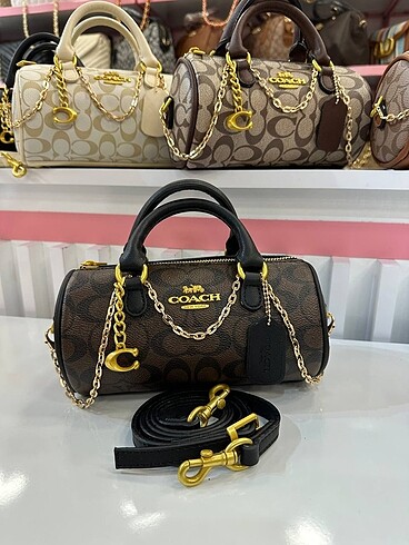 Coach lacey crossbody kahverengi çanta