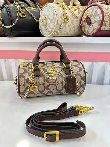 Coach lacey crossbody kahverengi çanta