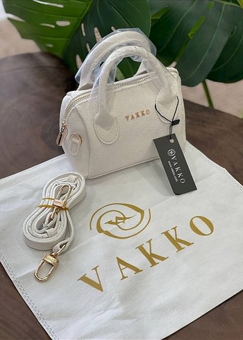 Vakko Beyaz Kadın El Çantası