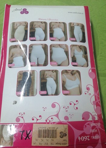 Anıl Beyaz Desenli Midi Hemşire Korsesi - Görsel 2