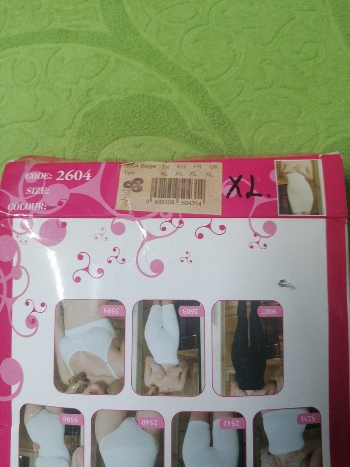 Anıl Beyaz Desenli Midi Hemşire Korsesi - Görsel 3