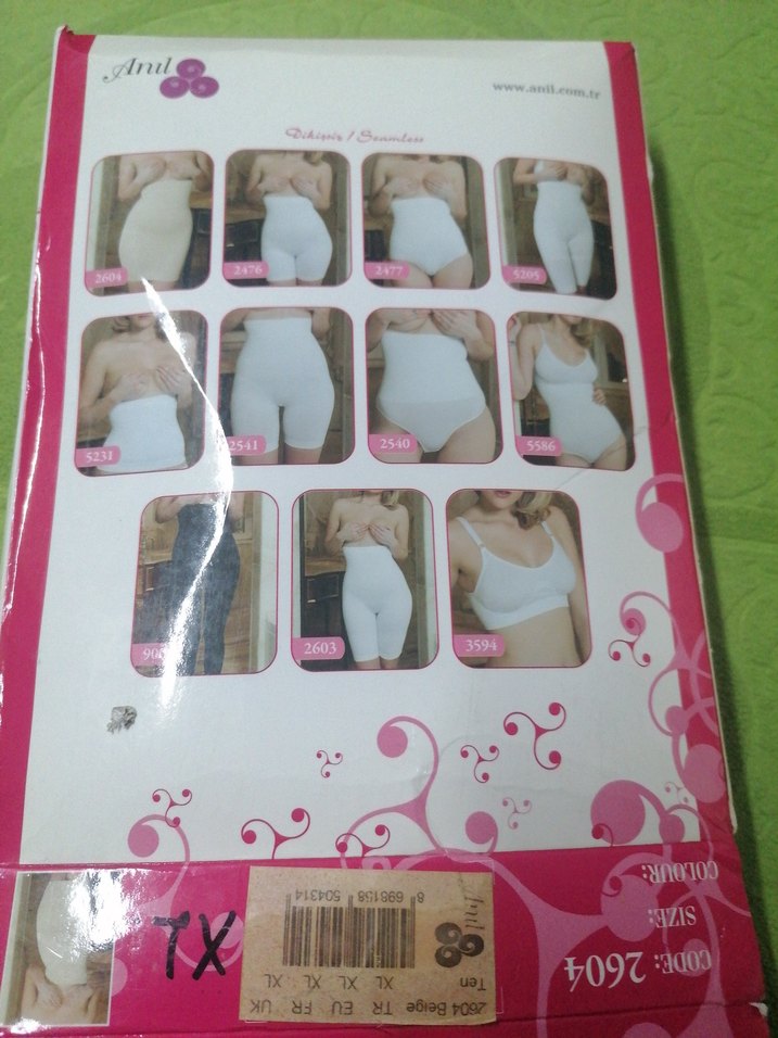 Anıl Beyaz Desenli Midi Hemşire Korsesi - Görsel 2