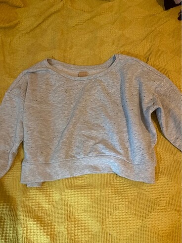 m Beden Zara Crop Sweatshirt M
