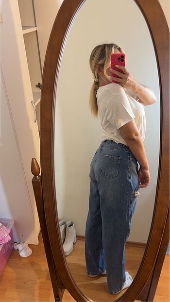 l Beden Yırtmaçlı Jean