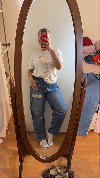 Yırtmaçlı Jean