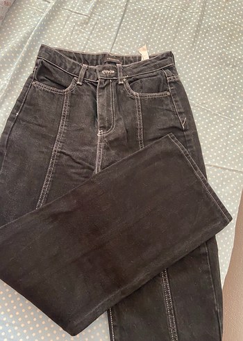 Kahverengi Bol Kesim Midi Kot Pantolon